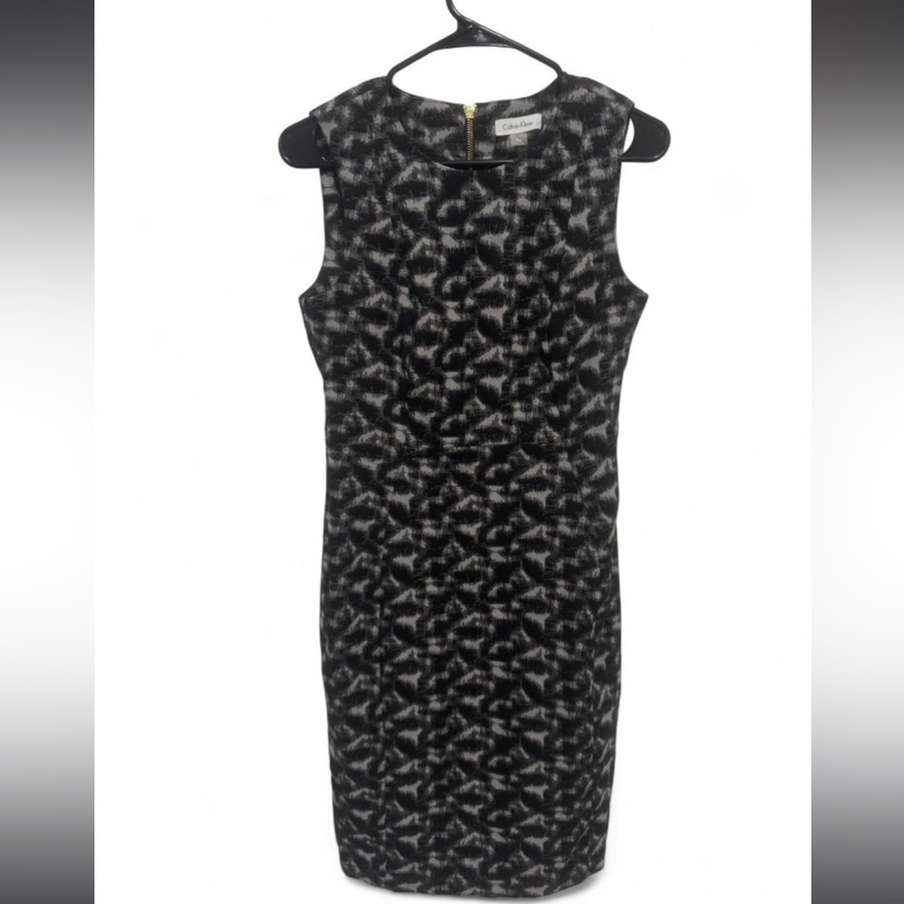 Calvin Klein Monochrome Sleeveless Dress